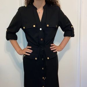Black Calvin Klein dress